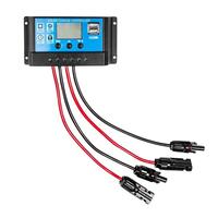 Контроллер солнечной панели Neo Tools, 20А, 12/24В, два USB, защита от обратного тока MOSFET, защита от перегрузки и замыкания, совместим с свинцово-кислотными батареями (OPEN, AGM, GEL)