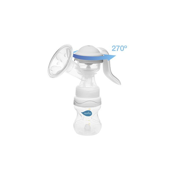 Механічний молоковідсмоктувач Nuvita з регульованою ручкою NV1215M