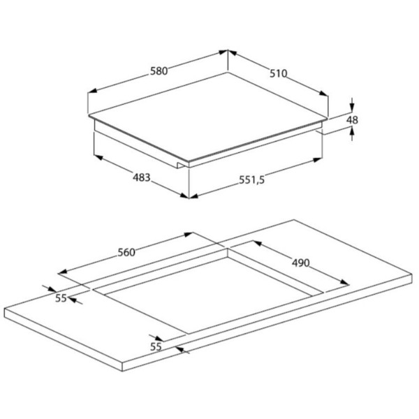 Варочная поверхность Beko HII64200FMT