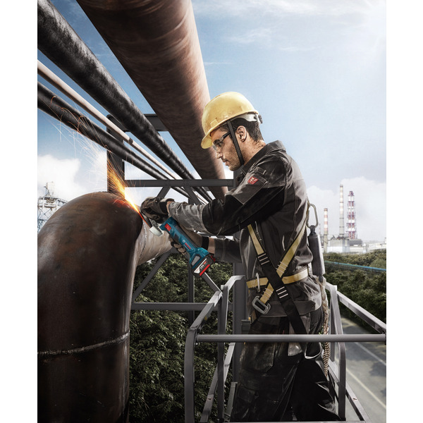 Шліфмашина кутова Bosch GWS 180-LI, 18В, 125мм, М14, 1,6кг (0.601.9H9.020)