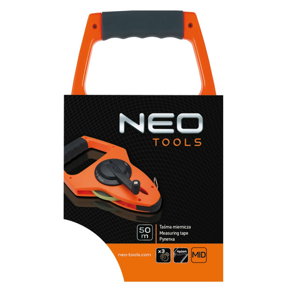 Neo Tools 68-150 Стрiчка вимiрювальна сталева, 50 м
