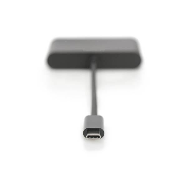Мультипортовий адаптер Digitus DA-70855 USB Type-C HDMI Black