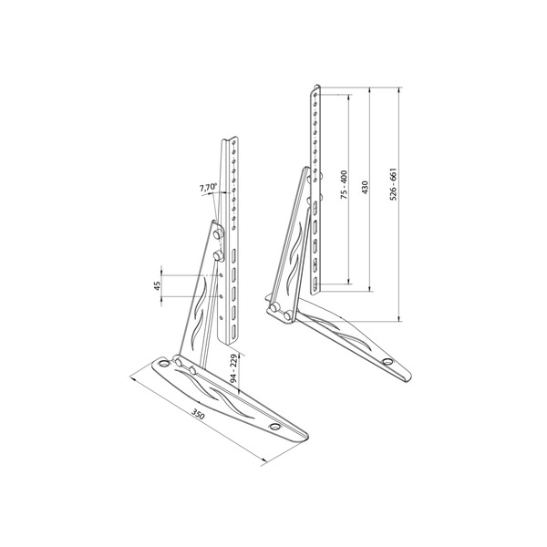 Настільна підставка для ТВ KSL SF-01 40-86" (SF-01)