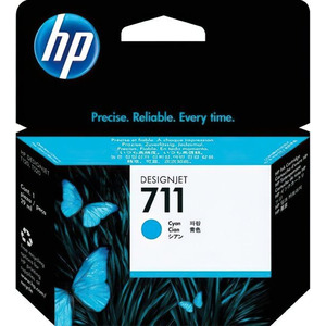 Картридж струменевий HP No.711 DesignJet 120/520 Cyan (CZ130A)