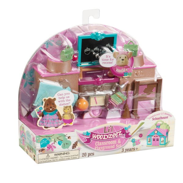Ігровий Набір "Класна кімната" та Ігровий майданчик Li'l Woodzeez (6124Z)