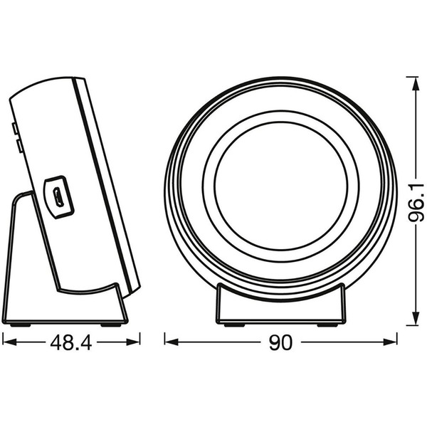 LEDVANCE Ночник NIGHTLUX CLOCK белый