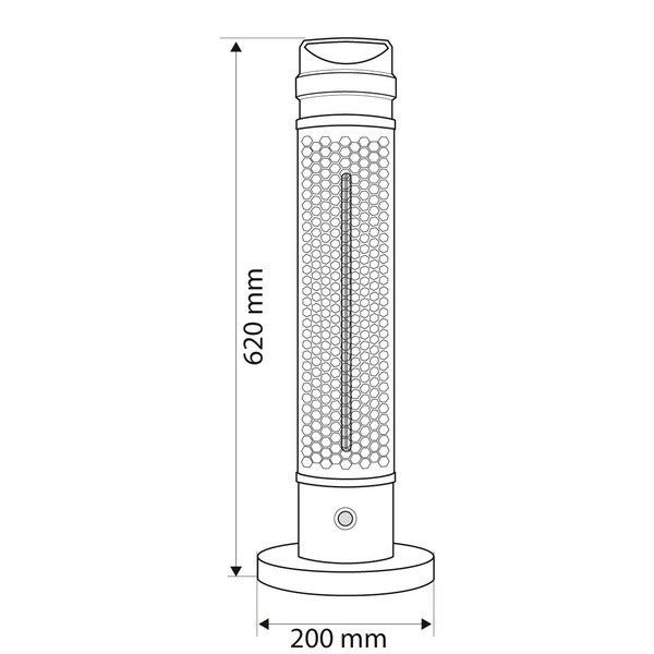 Інфрачервоний обігрівач Neo Tools 90-035
