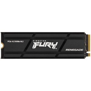 Накопитель SSD 4TB Kingston Fury Renegade with Heatsink M.2 2280 PCIe 4.0 x4 NVMe 3D TLC (SFYRDK/4000G)