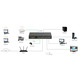 NETGEAR Комутатор GS324P 16xGE PoE+(190Вт), 8xGE, некерований