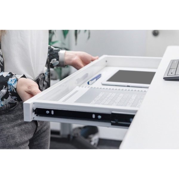 Стіл DIGITUS Electric Height Adjustable, 72-121см, 3хUSB, білий