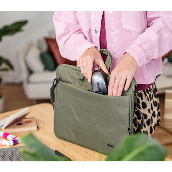 Trust Мышь Yvi+ Silent WL ECO BLACK