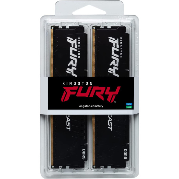 Оперативна пам'ять Kingston Fury Beast Black KF556C40BBK2-16