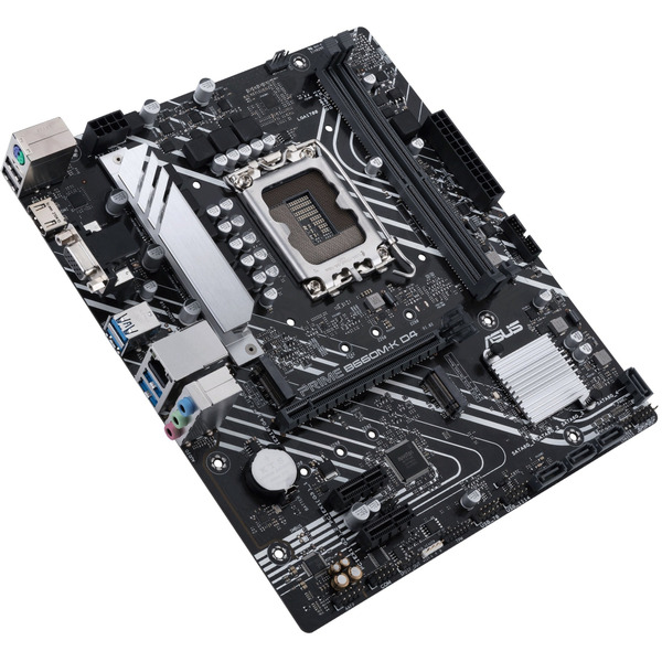 ASUS Материнcкая плата PRIME B660M-K D4 s1700 B660 2xDDR4 M.2 HDMI D-Sub mATX