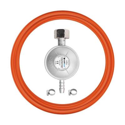 Cellfast Комплект для подключения к газовому баллону Cellfast, шланг 2м, редуктор G12, хомуты