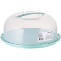 Тортівниця Ardesto Tasty baking з кришкою, 28.4*11.5 см, блакитний тифані (AR2328TP)