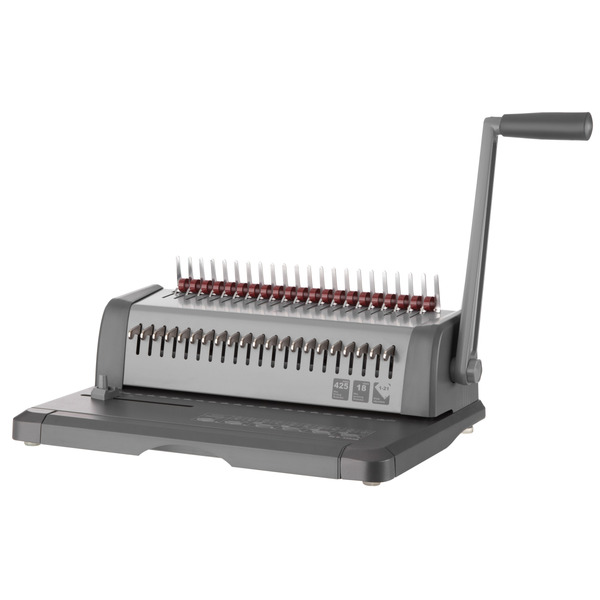 Пластикові пружини для біндера 2E, 16мм, темно-бордові, 100шт