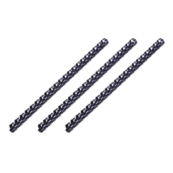 Пластикові пружини для біндера 2E, 22мм, темно-сині, 50шт