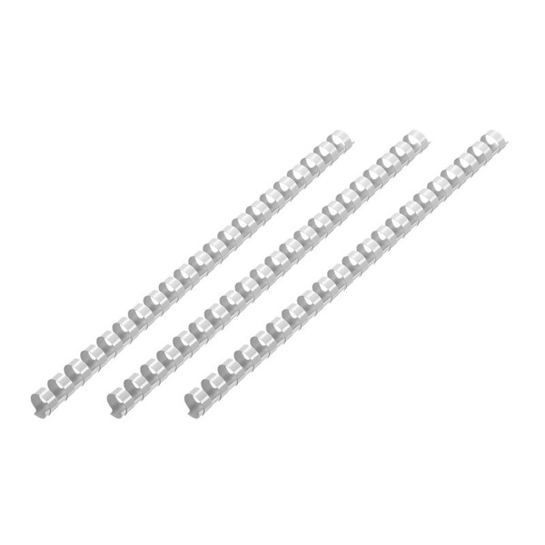 2E Пластиковые пружины для биндера, 25мм, светло-серые, 50шт