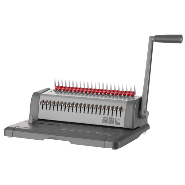 Пластикові пружини для біндера 2E, 25мм, червоні, 50шт