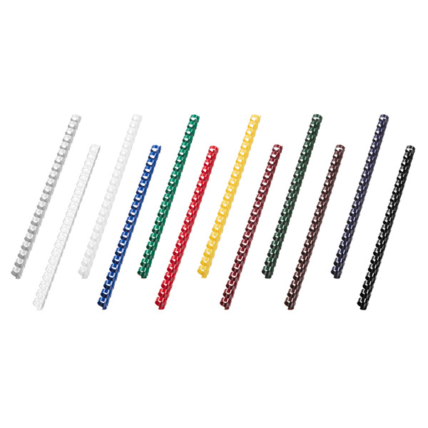 2E Пластиковые пружины для биндера, 38мм, синие, 50шт