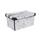 Корзина VIOLET HOUSE 0647 DECOR Marble WHITE з/кр. 10 л (0647 DECOR Marble WHITE с/кр. 10 л)