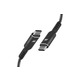 2E Кабель USB-C - USB-C PD 3.1 240W Aluminum Shell 1m Black