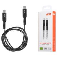 Кабель 2E Type-C - Type-C PD 3.1 240W Aluminum Shell 1m Black (2E-CCCCAL-WH)