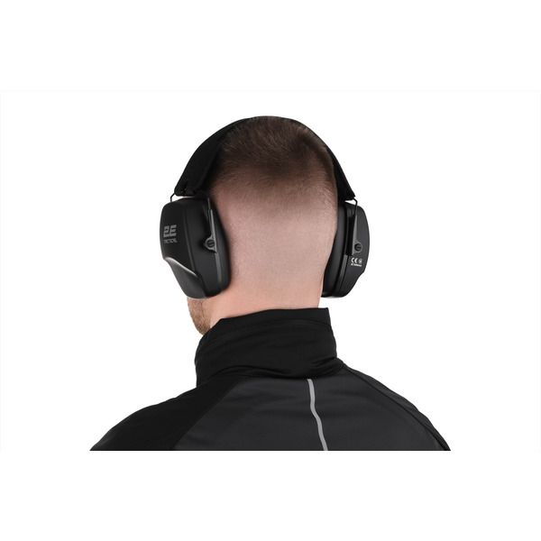 Тактичні захисні навушники 2E Defence Black NRR: 25 dB, пасивні (2E-TPE016BK)