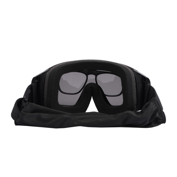 Маска тактична, захисна 2E Hawk WS Black Anti-fog, 3-х шаровий ущільнювач, сумка, 3 лінзи (2E-TGGWS-BK)