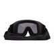 2E Tactical Маска тактическая, защитная Hawk WS Black Anti-fog, 3-х слойный уплотнитель, сумка, 3 линзы