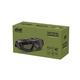 2E Tactical Маска тактическая, защитная Hawk WS Black Anti-fog, 3-х слойный уплотнитель, сумка, 3 линзы