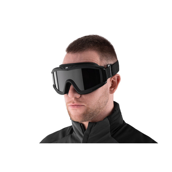 Маска тактична, захисна 2E Hawk WS Black Anti-fog, 3-х шаровий ущільнювач, сумка, 3 лінзи (2E-TGGWS-BK)