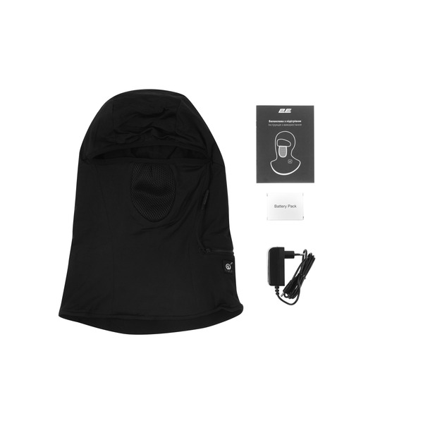 2E Tactical Балаклава с подогревом Shadow Black, размер M