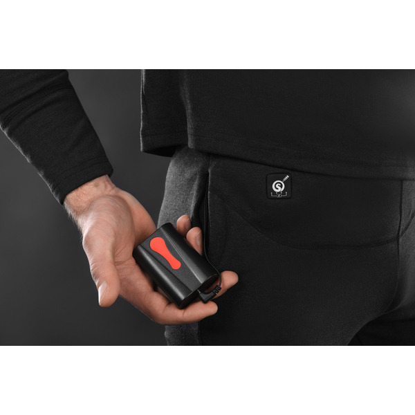 Чоловіча термобілизна з підігрівом 2E eFiber for Men Black, XL (2E-HUEFMXL-BK)