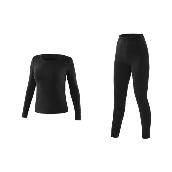 Жіноча термобілизна з підігрівом 2E eFiber for Women Black, M (2E-HUEFWM-BK)