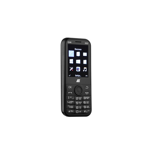 Мобiльний телефон 2E E240 2022 Dual Sim Black (688130245159)