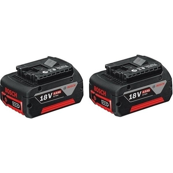 Набір акумуляторів + зарядний пристрій Bosch GBA 18В 2х4.0Aч, ЗУ GAL 18V-40 (1.600.A01.9S0)