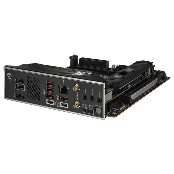 Материнська плата ASUS ROG STRIX B650E-I GAMING WIFI sAM5 B650 2xDDR5 M.2 USB HDMI WiFi BT mITX