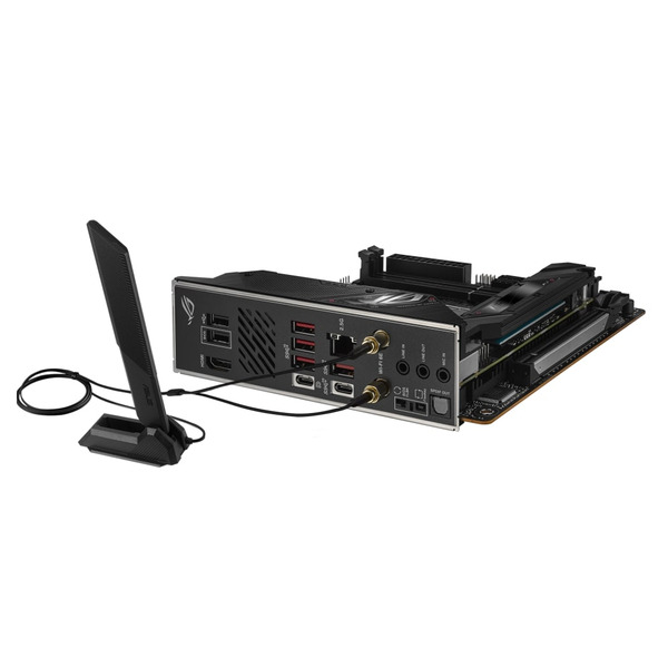 Материнська плата ASUS ROG STRIX B650E-I GAMING WIFI sAM5 B650 2xDDR5 M.2 USB HDMI WiFi BT mITX