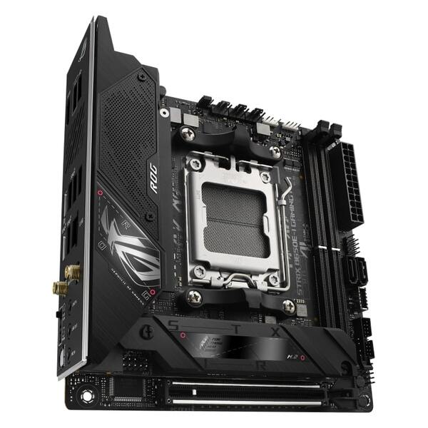 Материнська плата ASUS ROG STRIX B650E-I GAMING WIFI sAM5 B650 2xDDR5 M.2 USB HDMI WiFi BT mITX