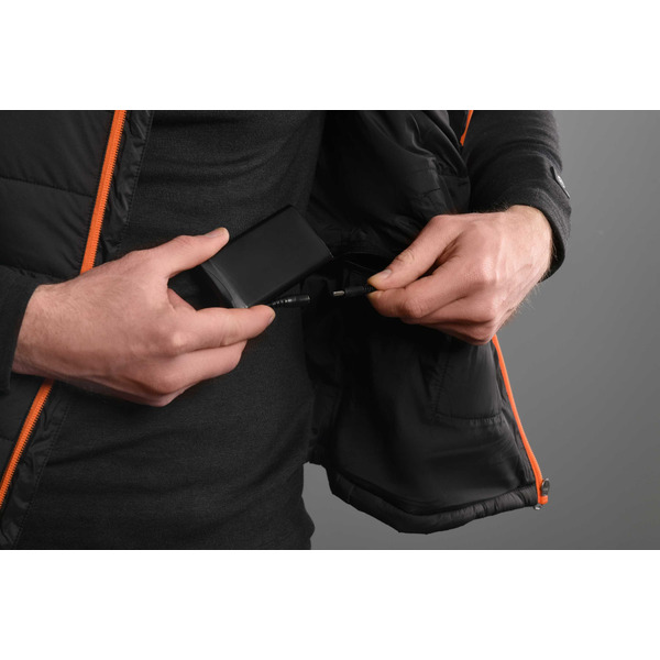 2E Tactical Жилет с подогревом Heat Power Plus Black с капюшоном размер L