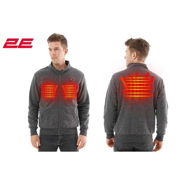 2E Tactical Кофта с подогревом Heat Power Grey, размер L