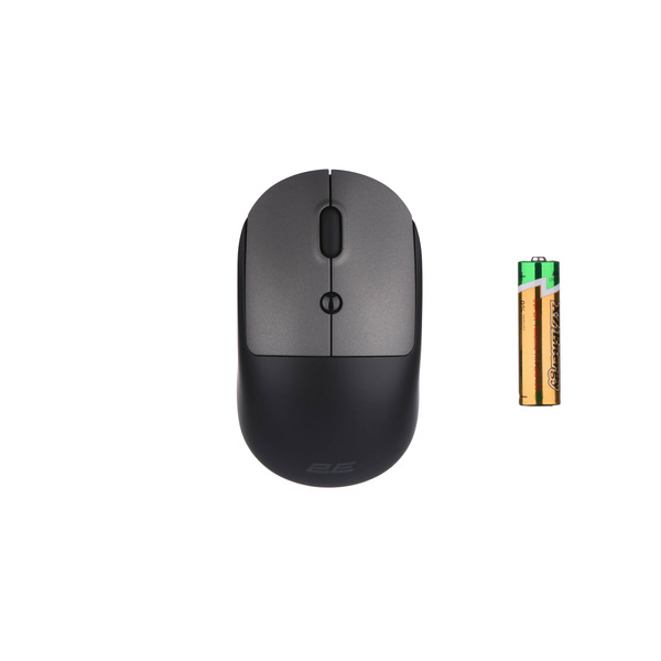 Мышь беспроводная 2E MF218 Silent Black/Gray (2E-MF218WBG) 