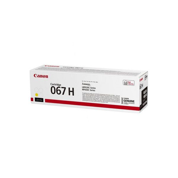 Картридж Canon 067H MF651Cw/MF655Cdw/MF657Cdw/LBP631Cw/LBP633Cdw Yellow (5103C002)