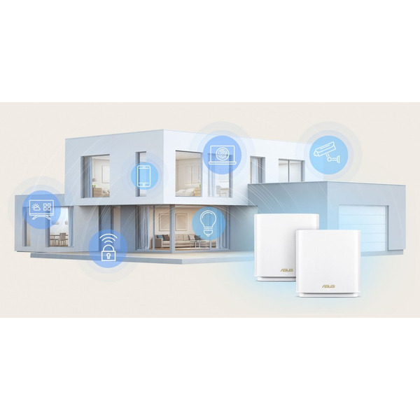 Mesh-система Asus ZenWiFi XT9 1pk White 90IG0740-MO3B60