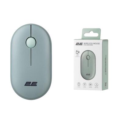 Мышь беспроводная 2E MF300 Silent Ashen Green (2E-MF300WGN) 