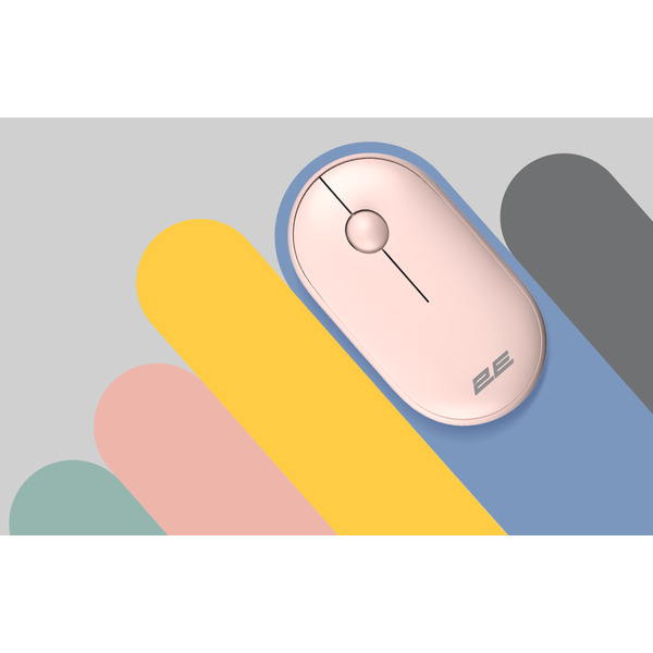 Мышь беспроводная 2E MF300 Silent Mallow Pink (2E-MF300WPN) 