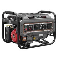 Graphite Генератор бензиновый 58G904, 2.0/2.2кВт, 1х12В и 2х230В (16А), бак 15л, 360г/кВтЧ, 40 кг