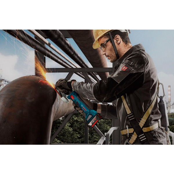 Угловая бесщеточная шлифмашина Bosch Professional GWS 180-LI (0.601.9H9.021)