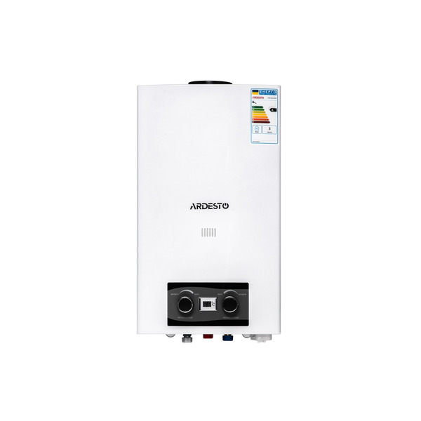 Газова колонка Ardesto TFGBH-10B-X2-WHITE, 10 л/хв., 20 кВт